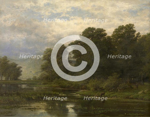 Landscape, 1872. Creator: Joseph Van Luppen.