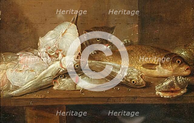 Still Life with Fish, 1625-1661. Creator: Alexander Adriaenssen.