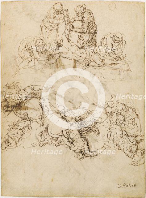 The Martyrdom of Saint Bartholomew; The Conversion of Saint Paul, 1590/1595. Creator: Jacopo Palma.