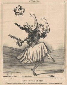 Courant rejoindre les insurgés, 19th century. Creator: Honore Daumier.