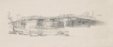 Old Battersea Bridge, No. 2, 1878-1879. Creator: James Abbott McNeill Whistler.