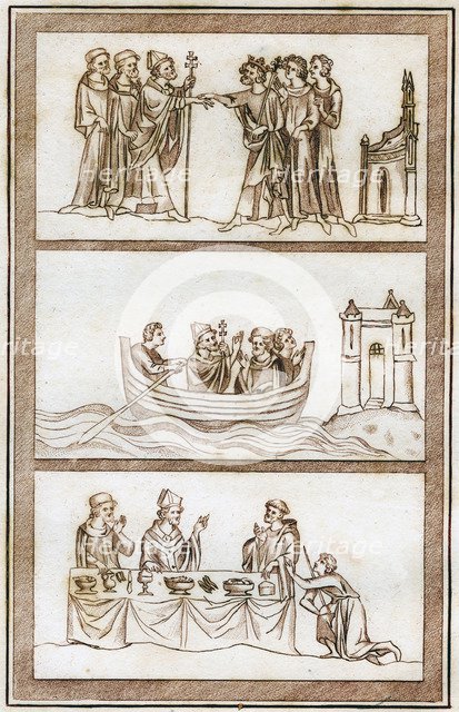 The Life of Thomas Becket, (1801).Artist: Joseph Strutt