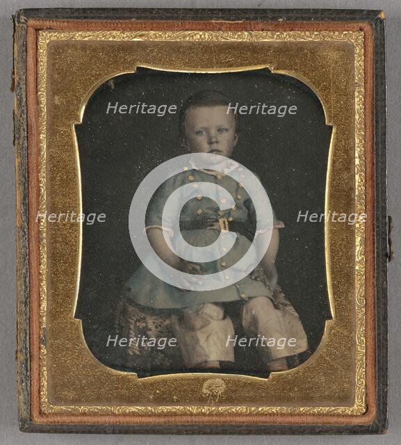 Portrait of a Little Boy, about 1850. Creator: Unknown.