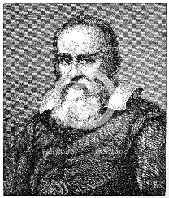 Galileo Galilei (1564-1642), 1882. Artist: Unknown