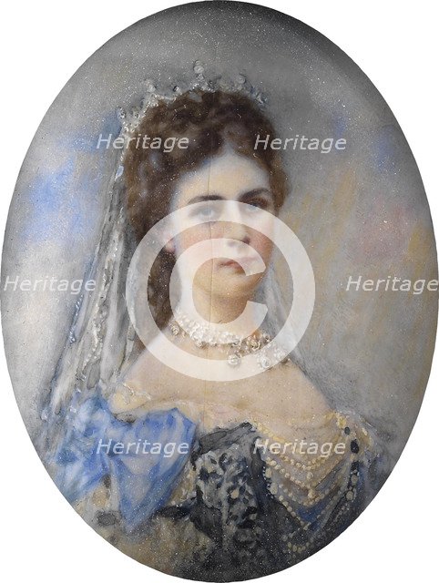 Portrait of Elisabeth of Bavaria, c. 1900. Artist: Anonymous  