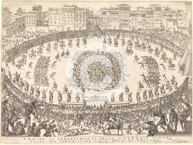 One of the Infantry Combats, 1616. Creator: Jacques Callot.