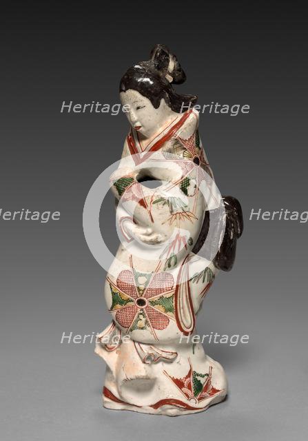 Standing Figure of a Beauty: Arita Ware, 1600s. Creator: Unknown.