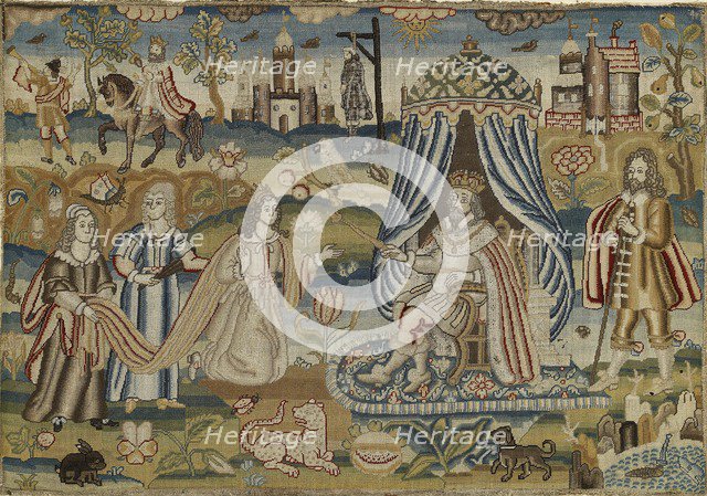 Esther and Ahasuerus, mid to late 17th century. Artist: Unknown.