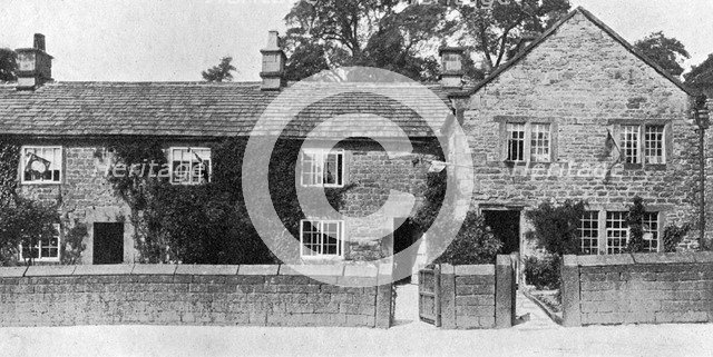 Houses at Eyam, where the Great Plague broke out, Derbyshire, 1924-1926. Artist: York & Son