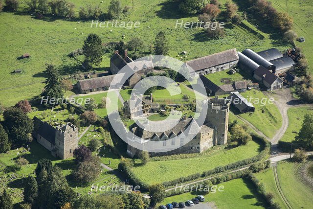 Stokesay Castle fortified manor house, Shropshire, 2017. Creator: Damian Grady.
