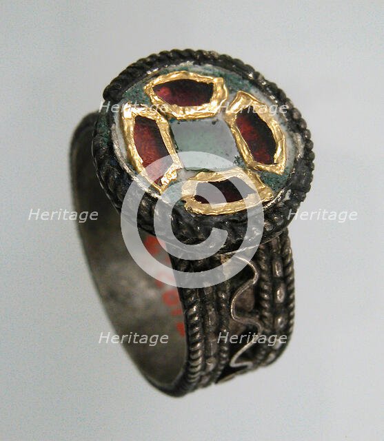 Finger Ring, Frankish, 6th-7th century. Creator: Unknown.