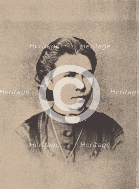 Nadezhda Prokofyevna Suslova (1843-1918), 1860s. Artist: Anonymous  