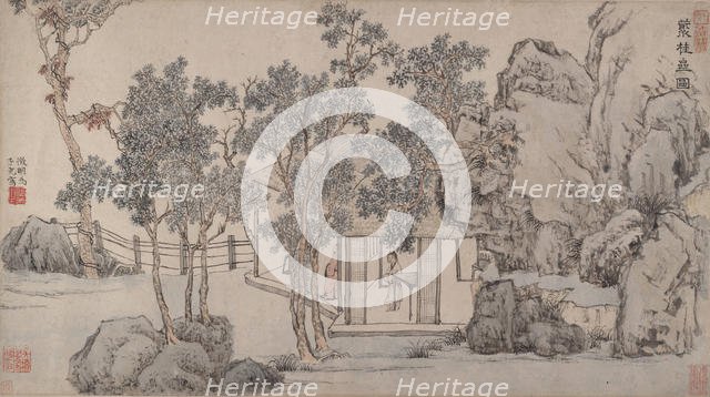 The Cassia Grove Studio, ca. 1532. Creator: Wen Zhengming.
