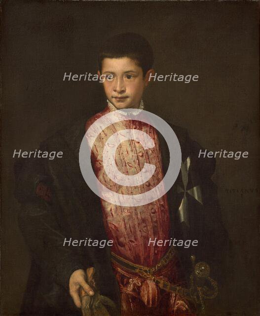 Ranuccio Farnese, 1541-1542. Creator: Titian.