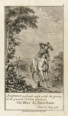 Illustration for Le Sage's 'Gil Blas', 1783. Creator: Daniel Nikolaus Chodowiecki.
