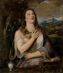 The Penitent Magdalene, 1555-1565. Creator: Titian.