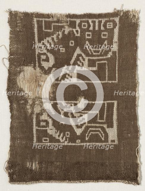 Fragment of a Double Cloth, c. 1100-1400. Creator: Unknown.