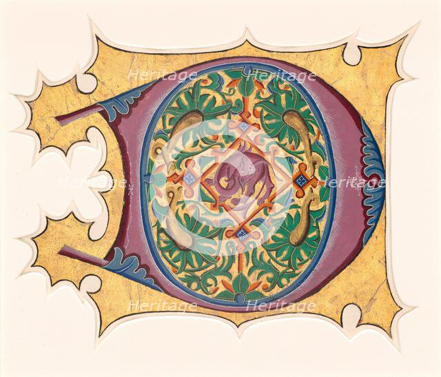 Initial D, 1430s. Creator: Master of the Cypresses.