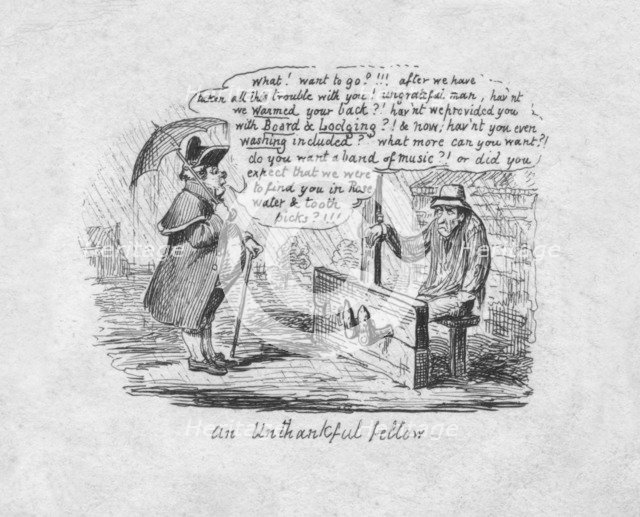 'An Unthankful Fellow', 1829. Artist: George Cruikshank.
