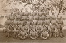 The Indian Platoon of the First Battalion, The Queen's Own Royal West Kent Regiment. Poona, India, 1 Artist: Unknown