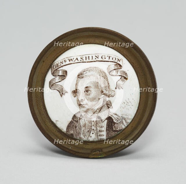 Cloak Pin (Knob or Tieback), England, c. 1780. Creator: Unknown.