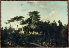 The Cedar of Lebanon, in the Jardin des Plantes, c1800. Creator: Jean-Pierre Houel.