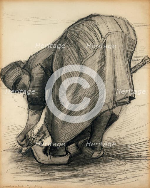 The Carrot Puller, 1885. Creator: Vincent van Gogh.