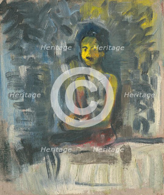Seated Woman, 1935-1940. Creator: Arnold Peter Weisz-Kubincan.