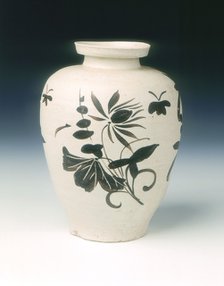 Jizhou stoneware vase, Southern Song dynasty, China, 12th-13th century. Artist: Unknown