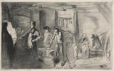 The Forge, 1862. Creator: James McNeill Whistler (American, 1834-1903).