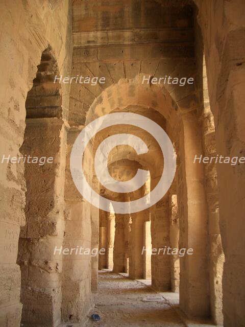 Amphitheatre of El Jem, Tunisia, 2009. Creator: Amanda Waite.