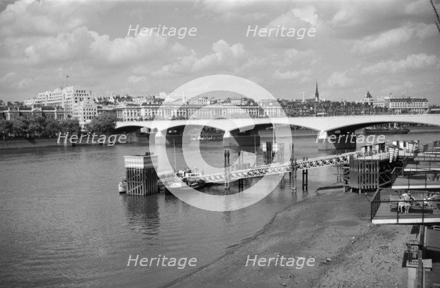 Festival Pier, Lambeth, London, c1945-1965. Artist: SW Rawlings