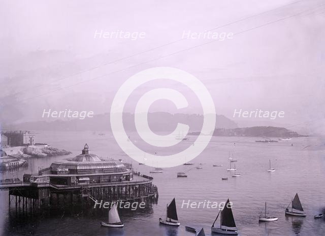 The Promenade Pier at Plymouth in Devon, late 19th-early 20th century. Creator: Unknown.