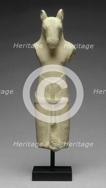 Horse-Headed Incarnation of God Vishnu (Hayagriva), Pre-Angkor period, 7th/8th century. Creator: Unknown.