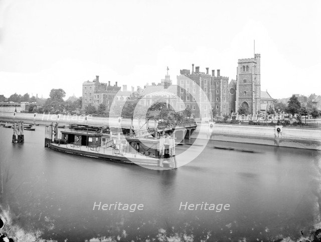 Lambeth Palace, Lambeth, London, c1870-1900. Artist: York & Son