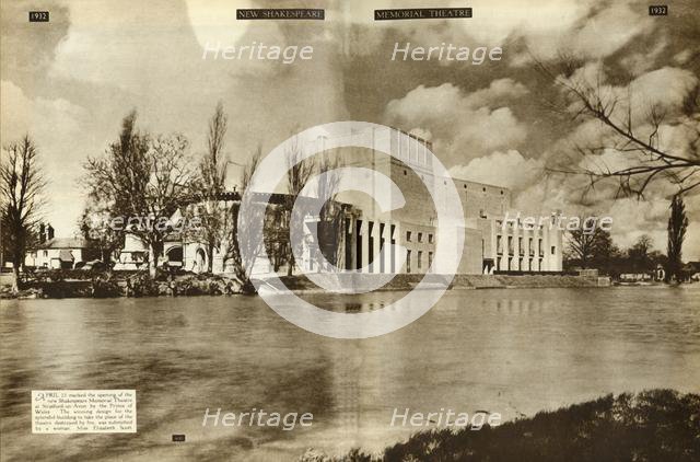 The new Shakespeare Memorial Theatre, Stratford-upon-Avon, Warwickshire, 1932, (1935). Creator: Unknown.
