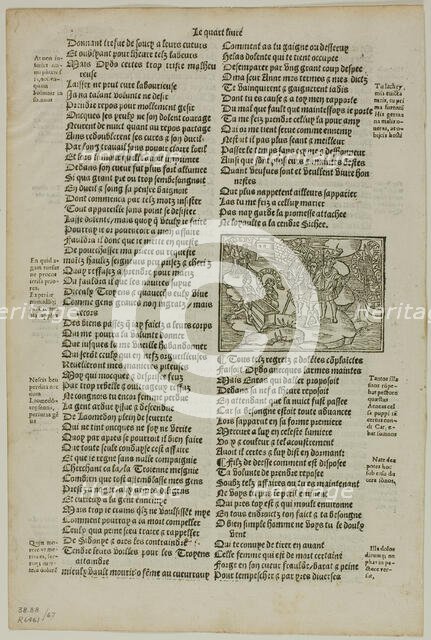 Illustration from Les Eneydes de Virgille, plate 67 from Woodcuts from Books of the XVI Cent...1937. Creator: Unknown.