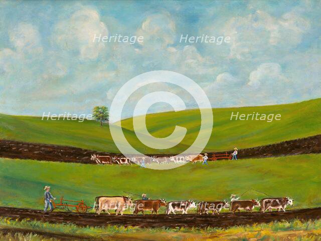 Breaking Ground, c. 1939. Creator: Orrie McCombs.