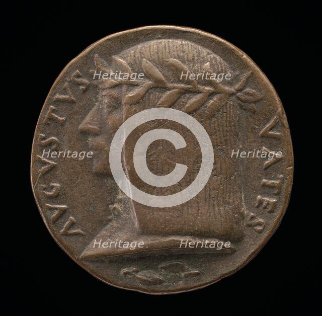 Augusto da Udine (Publio Augusto Graziani), Poet and Astrologer [obverse], c. 1519. Creator: Maffeo Olivieri.