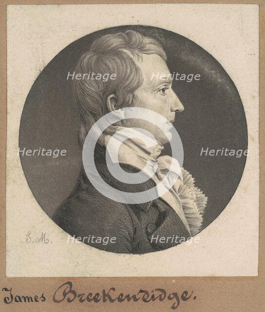 James Breckinridge, 1808. Creator: Charles Balthazar Julien Févret de Saint-Mémin.