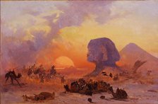 Simoom, a wind in the Desert of Egypt, ca 1844.