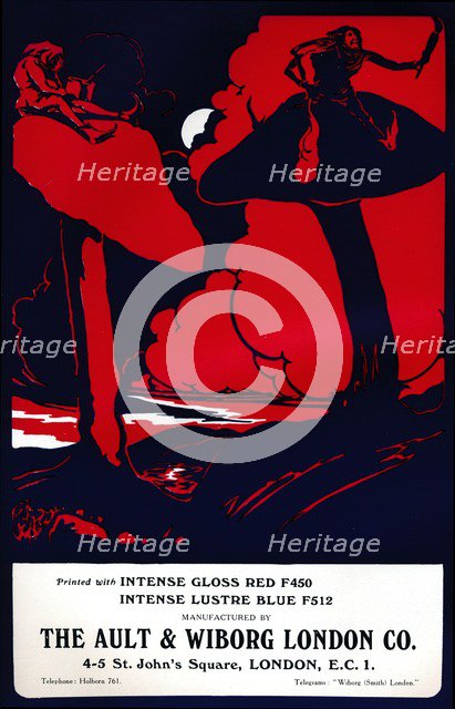 'The Ault & Wiborg London Co. advert', 1919. Artist: Unknown.