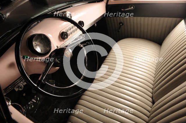 Nash rolltop convertible Marilyn Monroe 1951. Artist: Simon Clay.