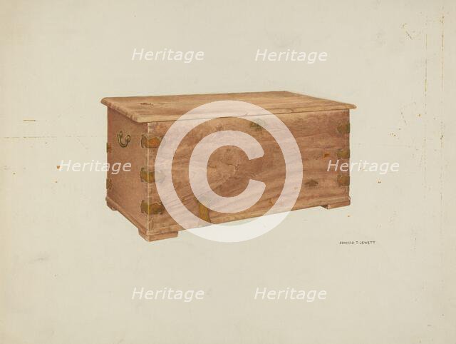 Chest, 1937. Creator: Edward Jewett.