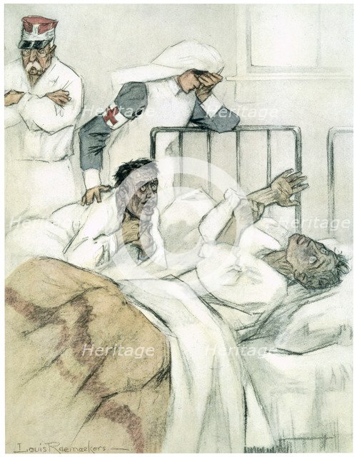 'Slow Asphyxiation', 1916. Artist: Louis Raemaekers