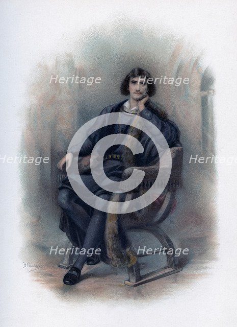 'Hamlet', 1891.Artist: H Saunders