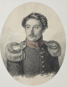 Portrait of Nikolay Vasilyevich Khvostov (1793-1837), 1822. Creator: Hampeln, Carl, von (1794-after 1880).
