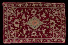 Embroidered Panel, 1700s. Creator: Unknown.