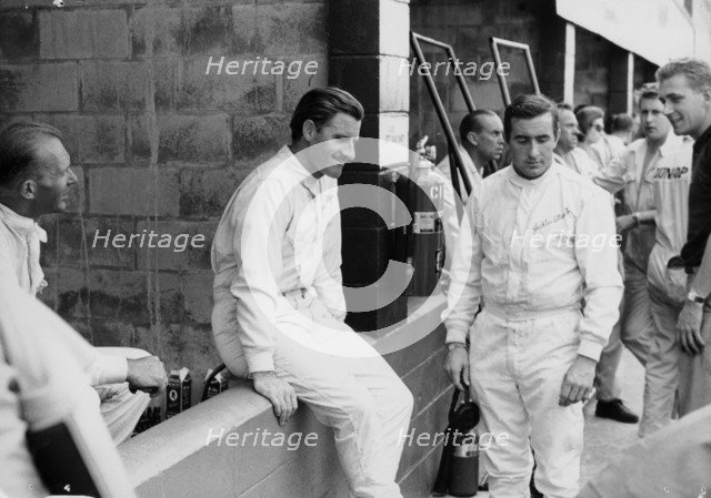 Graham Hill and Jackie Stewart, 1960s. Artist: Unknown