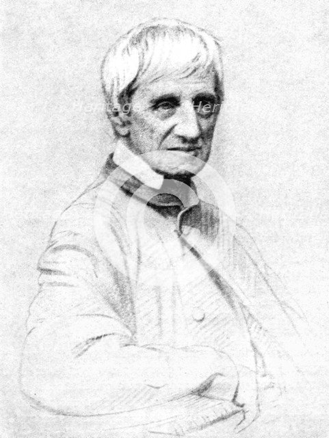 'John H. Newman', Leader of the Oxford Movement, Poet, 1923. Creator: Rischgitz Collection.